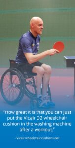 Vicair cushions